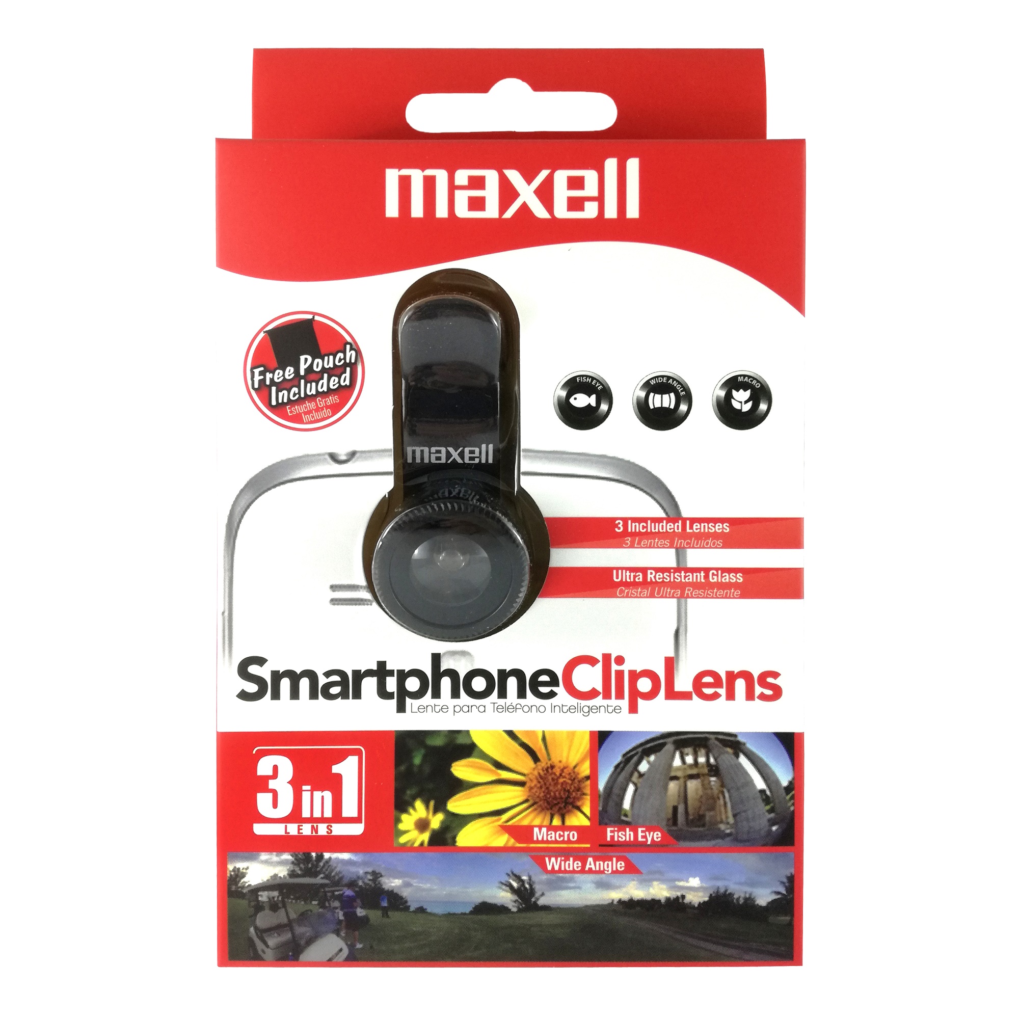 Smartphone lens clip